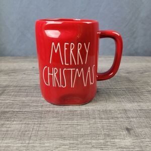 Rae Dunn Artisan Collection Farmhouse Red Merry Christmas Mug‎